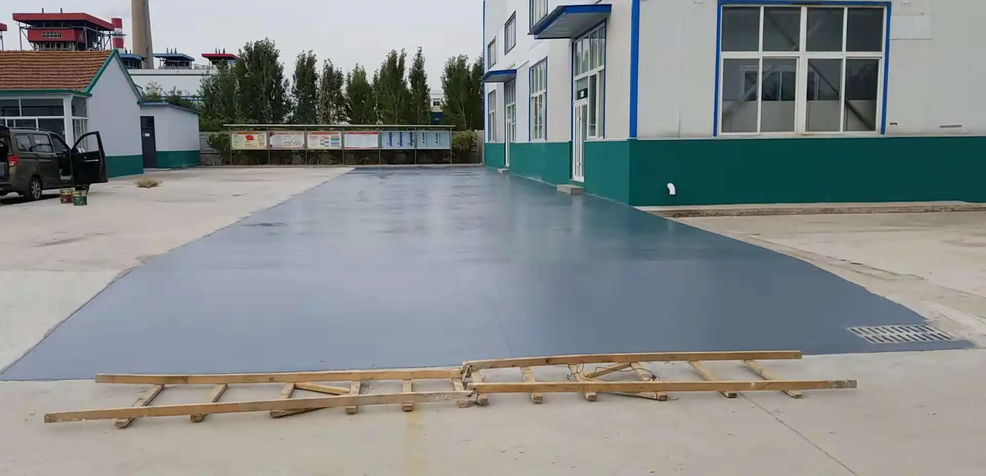 崇明车间厂房地坪漆修补翻新